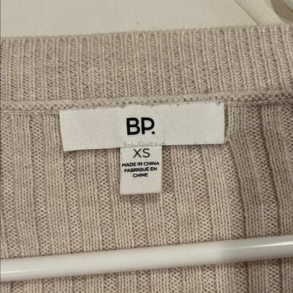 BP Cream Ribbed Cardigan - Picture 3 of 3